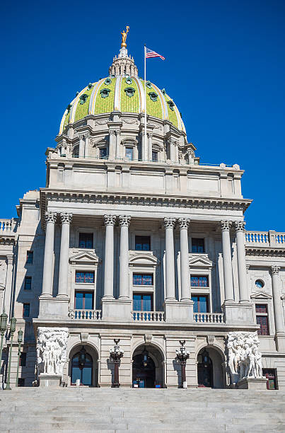 istock The Pennsylvania State Capitol Complex in Harrisburg, PA 2212882298