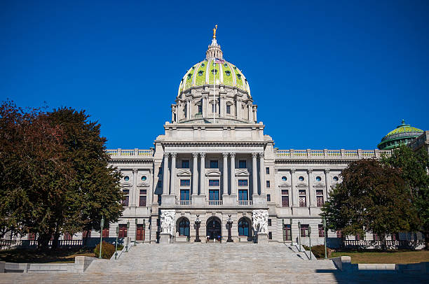 istock The Pennsylvania State Capitol Complex in Harrisburg, PA 2212882319