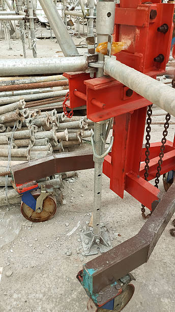 istock reinforced concrete beam formwork and scaffolding 2212886177