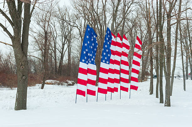 istock American Flag Display at Presque Isle State Park 2212888877