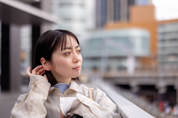 istock Female freelance worker relaxing in city 2212899222