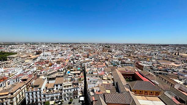 istock Expansive Seville Cityscape Under Blue Sky 2212905232