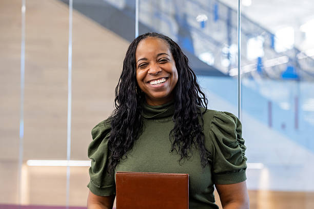 istock Professional Woman Poses for Corporate Headshot 2212908183