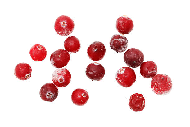 istock A bunch of red berries with some frosting on them 2212911568