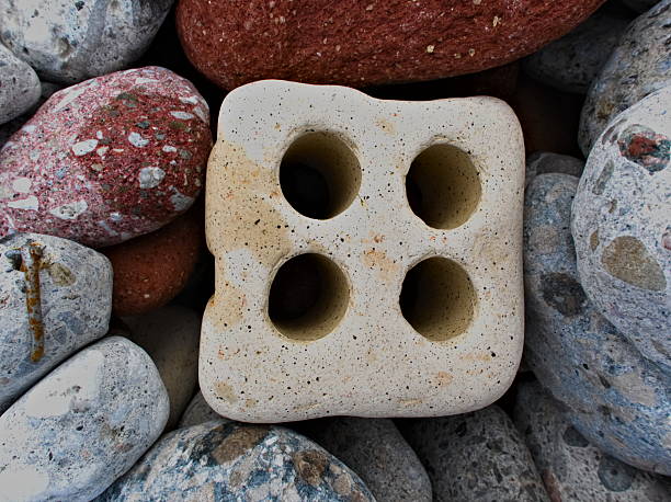 istock Ontario Coast Decorated by Building Fragments 2212912955