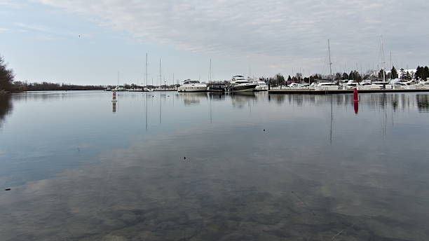 istock Urban Waterfront in Toronto with Reflections and Boats 2212915286