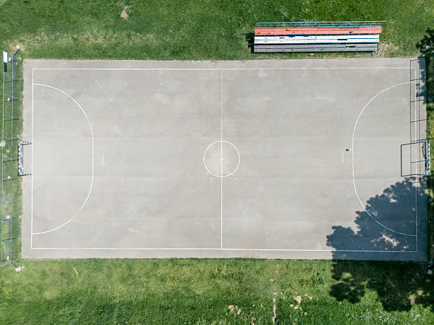 istock Five a side football pitch 2212918376
