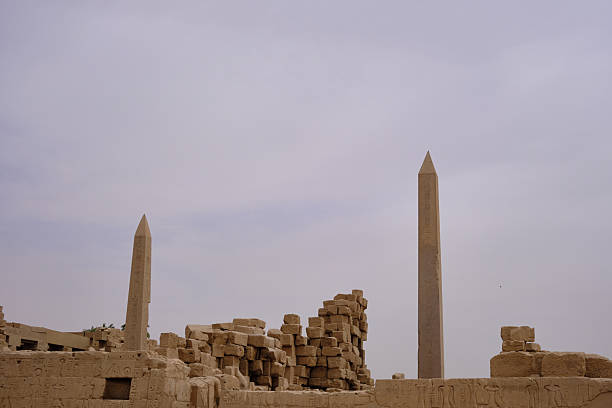 Pillars of an ancient building discovered in Egypt