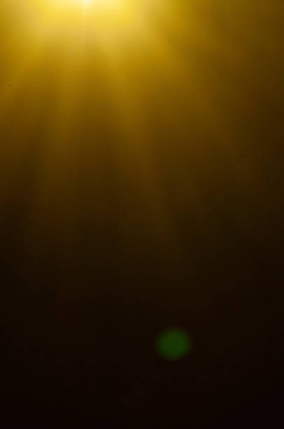 istock Sun flare on the black background 2212936292