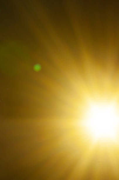 istock Sun flare on the black background 2212936773