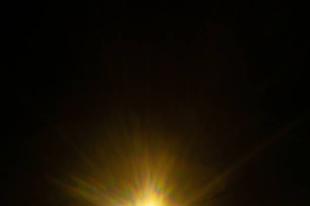 istock Sun flare on the black background 2212936951