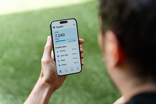istock Young man checking his health app on mobile phone after workout 2212938320