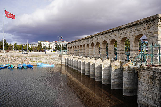 Tas Kopru, Stone Bridge in Beysehir, Konya City, Turkiye