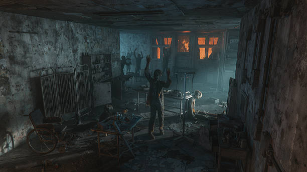 istock Zombie apocalypse in the hospital 2212955686