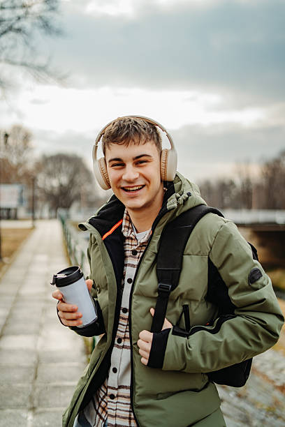 istock Young adult caucasian man student smile 2212967433