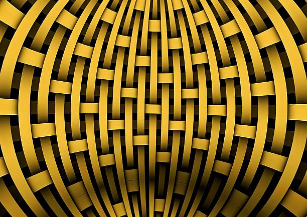 Modern gold abstract gold dots and honeycombs against black background. Abstract backgrounds and art concepts. Easy to crop for all print and social media sizes. Copy space.