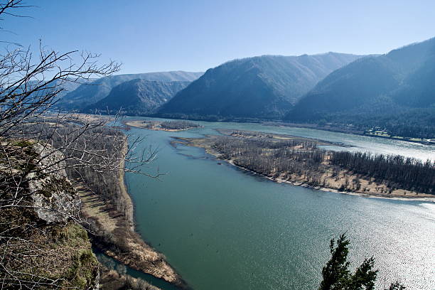 istock Aerial View of Columbia River 2212973745