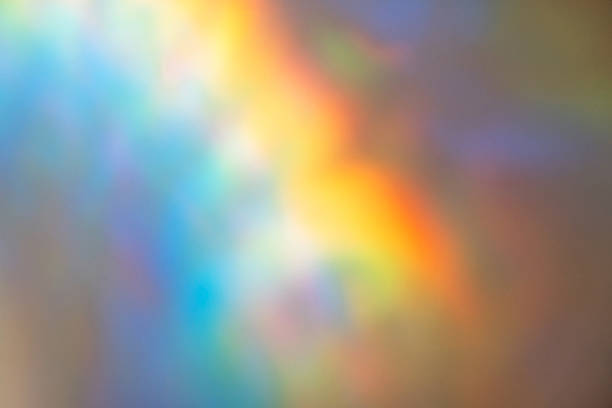 istock Background of blurred rainbow hologram close up 2212974087