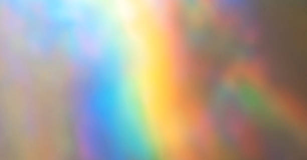 istock Background of blurred rainbow hologram close up 2212974103