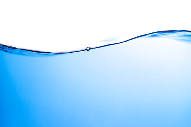 istock Blue Water Wave. Pure Drinking Water. Blue Water Textured on White Background. 2212978600