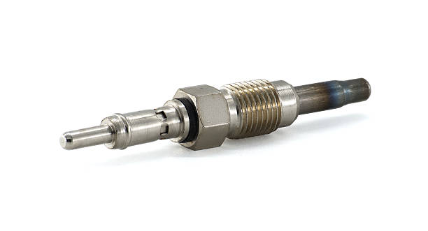 istock Close-Up of Automotive Glow Plug Component on White Background 2212985248