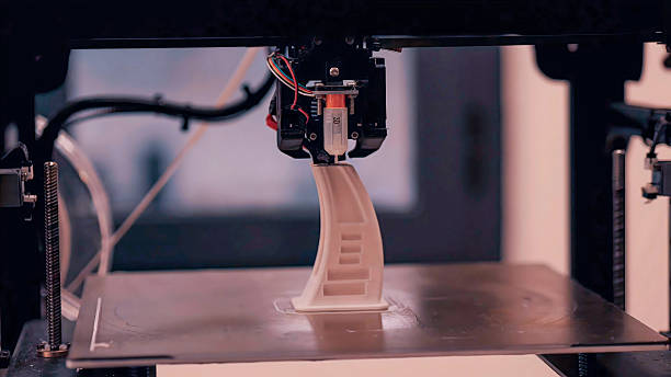istock Printing process for non-commercial parts for machine repair with a 3D printer 2212991958