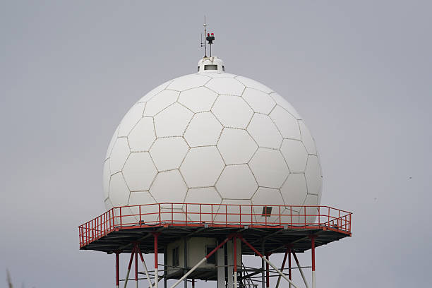 A White Doppler Radar in An Airport