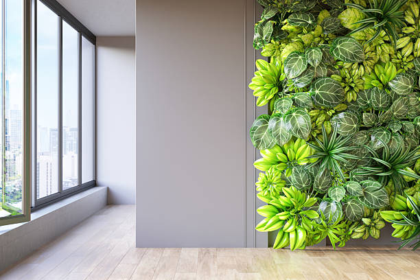istock Vertical Indoor Garden Design in Modern Living Space 2213005985