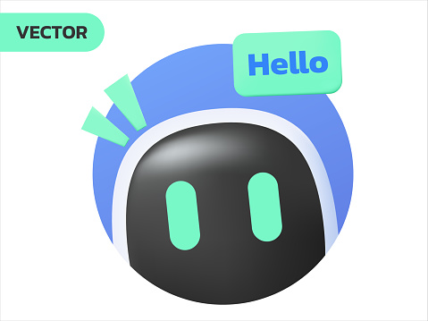 Vector Friend Bot 3d Vector Chat Bot Artificial Intelligence Technology With Robotic ...