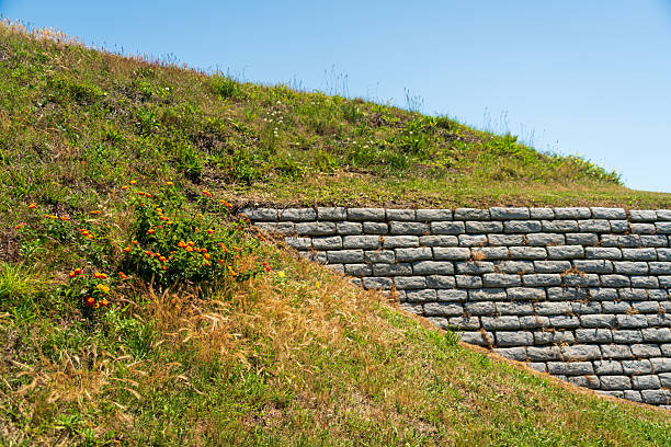 istock Fort Moultrie, small fortifications and ammunitions bunkers that run along the coast of Sullivan's Island, South Carolina 2213009309