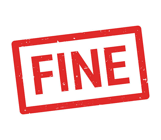 Fine - Red rubber stamp on white background Fine. Grunge rubber stamp for your own design, isolated on a blank background. The stamp consists of text and a frame in red ink. Vector Illustration (EPS file, well layered and grouped). Easy to edit, manipulate, resize or colorize. Vector and Jpeg file of different sizes. gourmet stock illustrations
