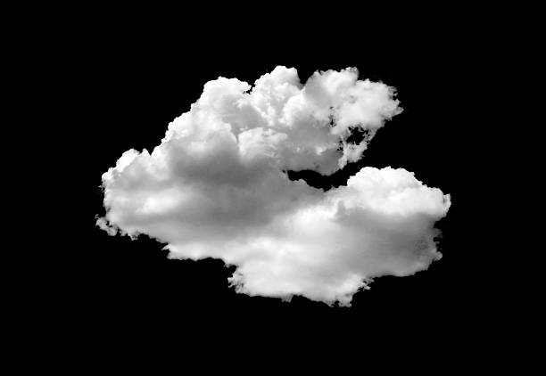 istock Clouds in the sky with black and white isolated like background with lights and patterns isolated on the image. 2213012505