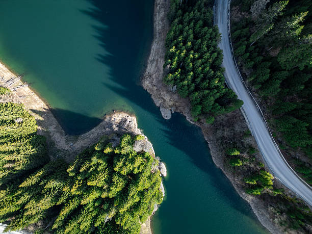 istock Canyon and lake in the mountains. 2213018441