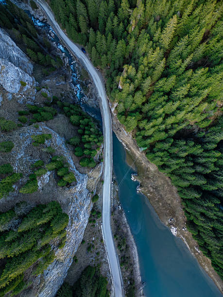 istock Canyon and lake in the mountains. 2213018584