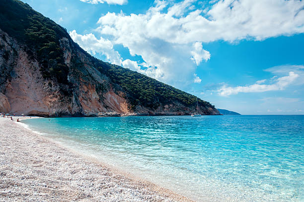 istock Myrtos beach, Kefalonia, Greece 2213028273