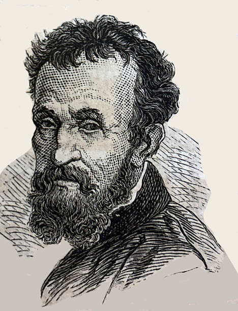istock Antique illustration - portrait of Michelangelo 2213029603
