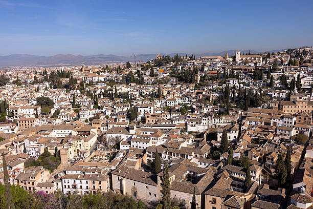 istock aerial view of Granada, Spain 2213034239