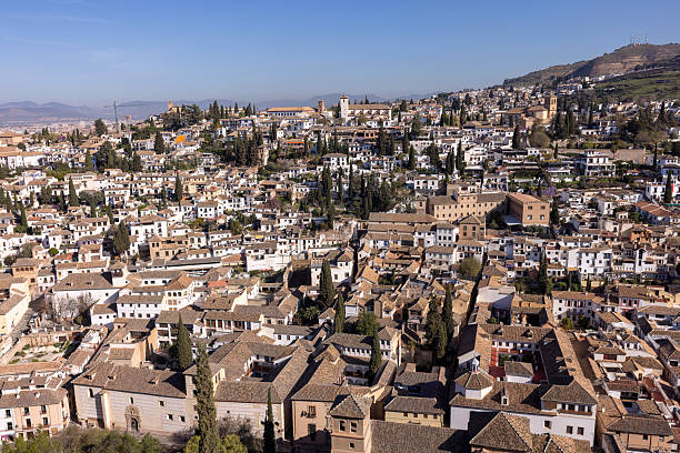 istock aerial view of Granada, Spain 2213034257