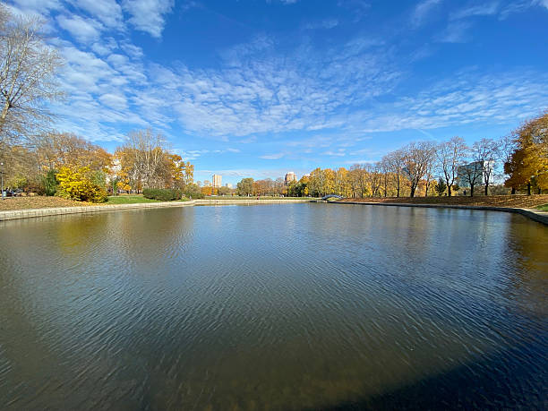 istock park in autumn at dry sunny fall day 2213043027