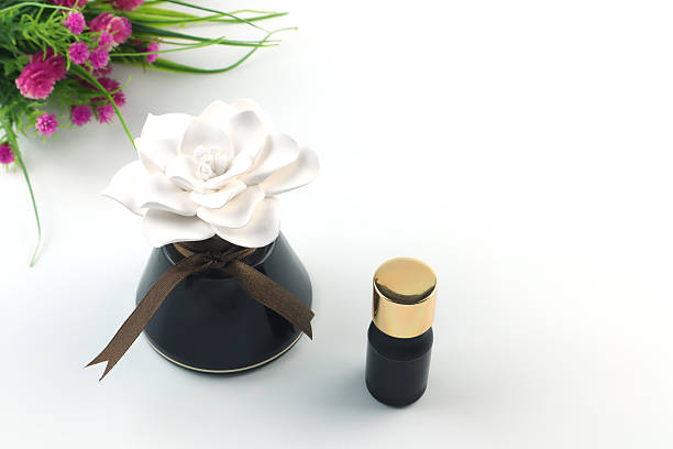 istock luxury aroma reed diffuser air freshener on table in nice design bedroom to create good relax ambient home house decoration 2213044834