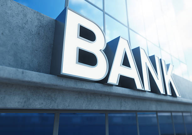 istock Bank Building Signage 2213046723