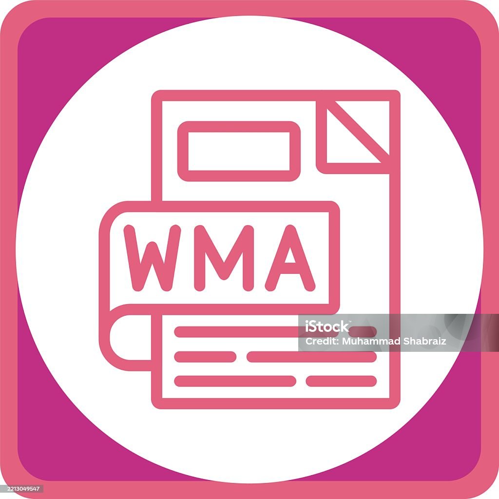 Wma Round Wma Line Circle Corner Stock Illustration - Download Image Now ...