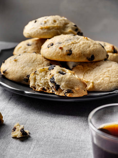 istock Chocolate chip cookies with filter coffee. Cookie. Biscuit. Cookies with filter coffee. Morning breakfast. 2213060055