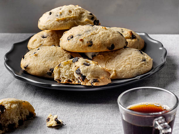 istock Chocolate chip cookies with filter coffee. Cookie. Biscuit. Cookies with filter coffee. Morning breakfast. 2213060170