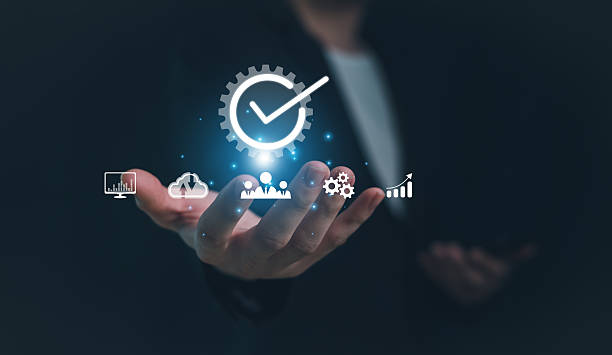 istock Standards,Guarantee,  ISO certification and satisfaction, service experience, show the standards of products and services.Standardization concept. 2213068646