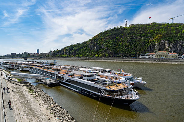 Como Lake, Italy - August 16, 2024: A picture of a Lake Como ferry in Como.