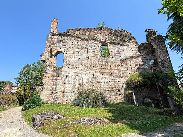 istock Old ruins of an ancient stone castle 2213075125