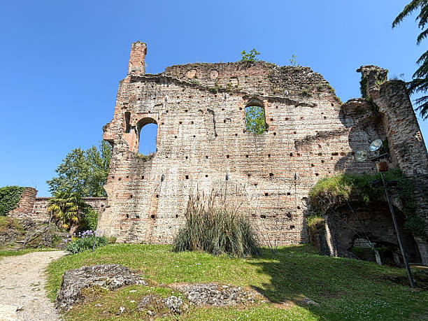 istock Old ruins of an ancient stone castle 2213075177
