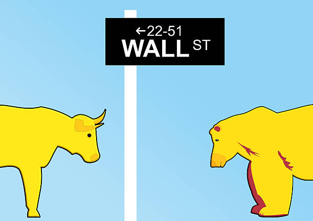 istock Wall Street Between Bull and Bear market tendencies 2213083236