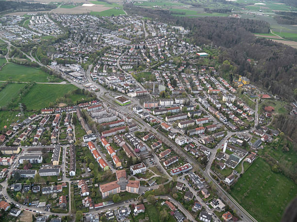 istock Ravensburg, Germany: Aerial view at the Western town 2213085726